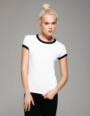 Bella Short Sleeve Ringer T-Shirt