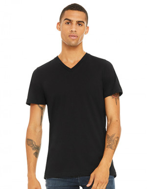 Canvas Jersey V-Neck T-Shirt