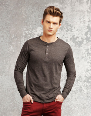 Canvas Jersey Long Sleeve Henley