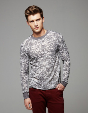 Canvas Burnout Long Sleeve Thermal