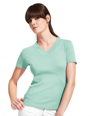 Promodoro Women´s Rib V-Neck-T