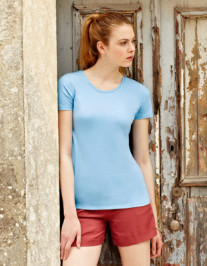 Fruit of the Loom New Lady-Fit Crew Neck T