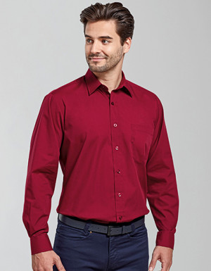 Premier Workwear Men´s Poplin Long Sleeve Shirt