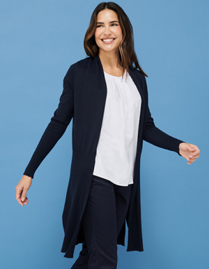 Henbury Ladies´ Longline Open Cardigan